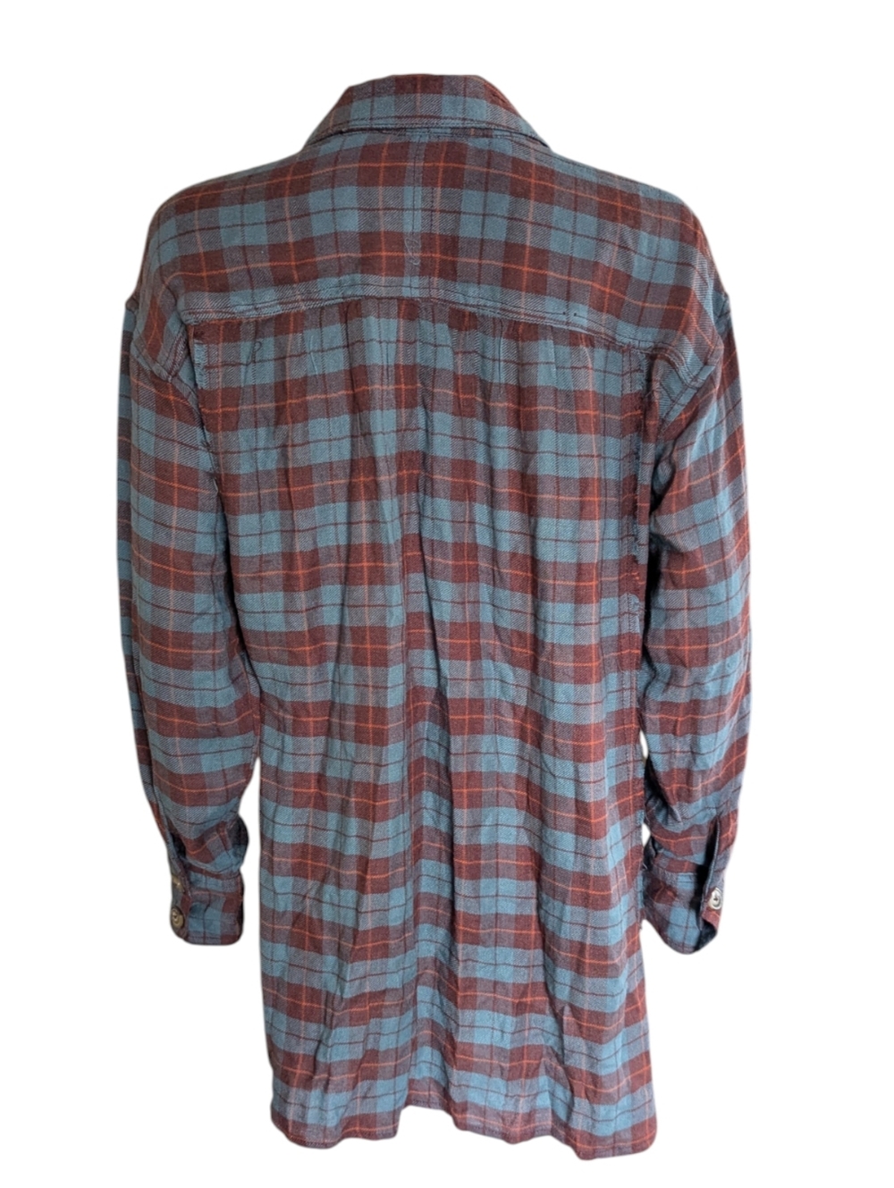 Free People "All About The Feels" Plaid Tunic - Picture 8 of 8